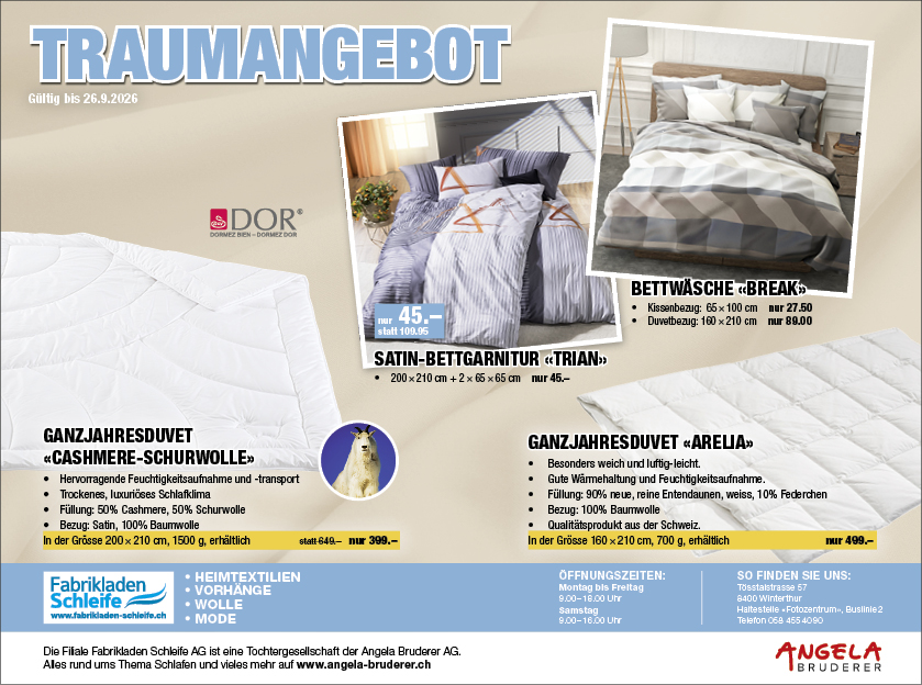 Traumangebot